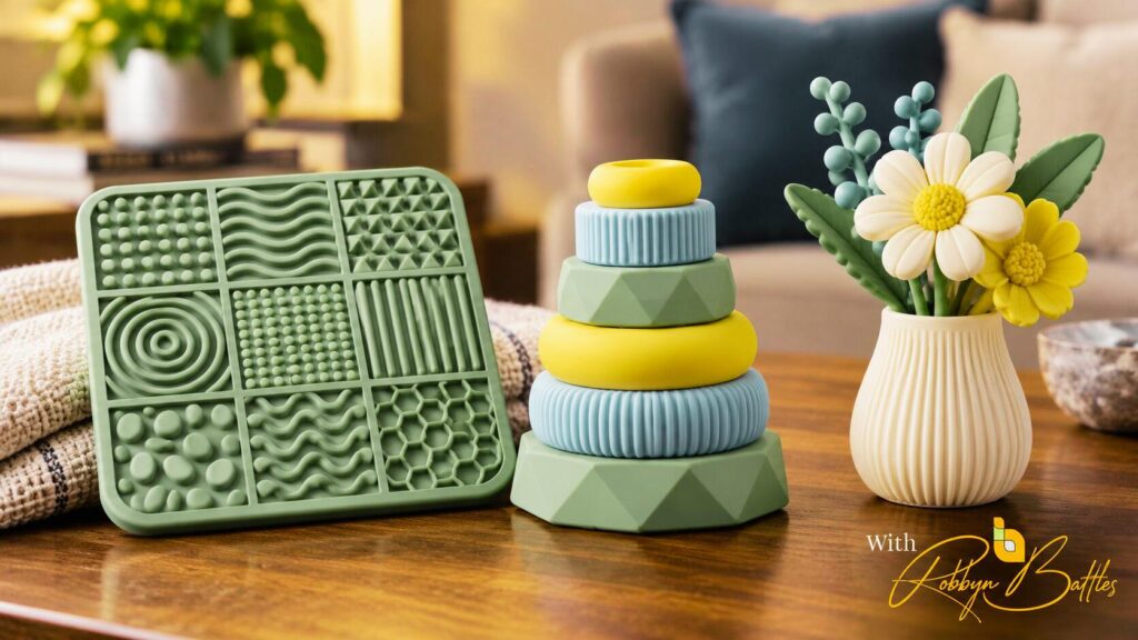 Silicone sensory kits designed for dementia and memory care 